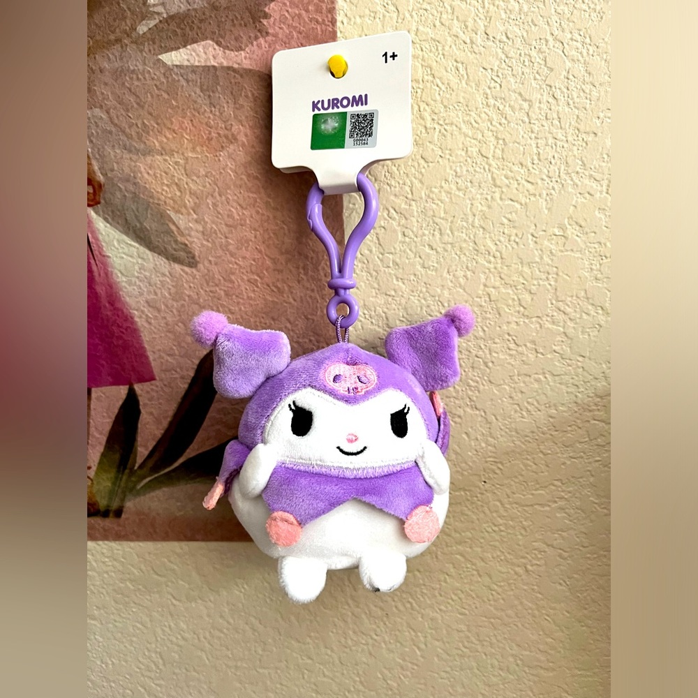 Hello Kitty  Kuromi Clip Plush NWT 4”